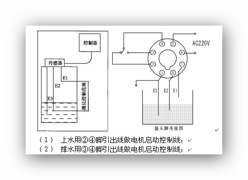 控制電路及插頭腳連接圖